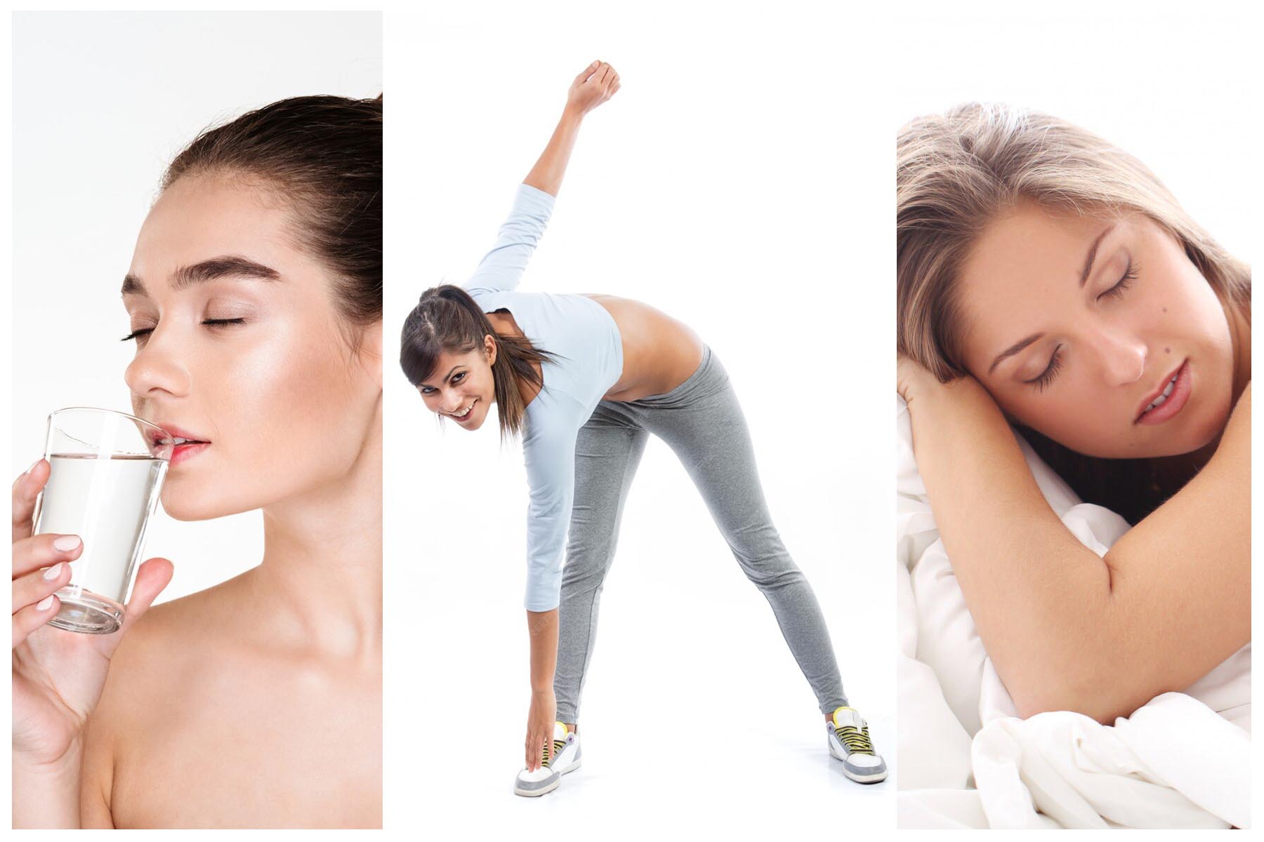 Tre passi per una vita sana: acqua, movimento e sonno. Scopriamo assiemne il segreto del benessere. 14 Tre passi per una vita sana: acqua, movimento e sonno. Scopriamo assiemne il segreto del benessere.