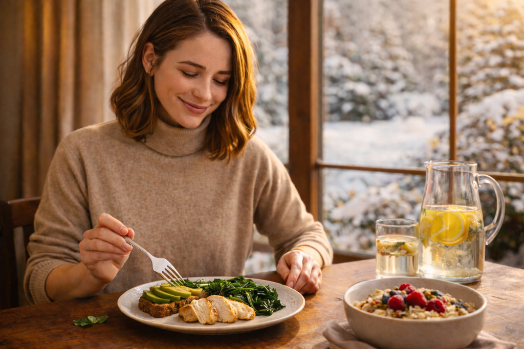 Dopo le feste molte persone fanno lo stesso errore: mangiare troppo poco. Risultato? Fame nervosa, stanchezza, metabolismo rallentato. La ripartenza intelligente si basa su equilibrio: proteine ad ogni pasto per mantenere massa e sazietà carboidrati puliti, nelle giuste quantità grassi buoni che aiutano ormoni e metabolismo colazione vera, non improvvisata Mangiare bene non significa mangiare triste. Significa dare al corpo ciò che gli serve per tornare a funzionare come dovrebbe.